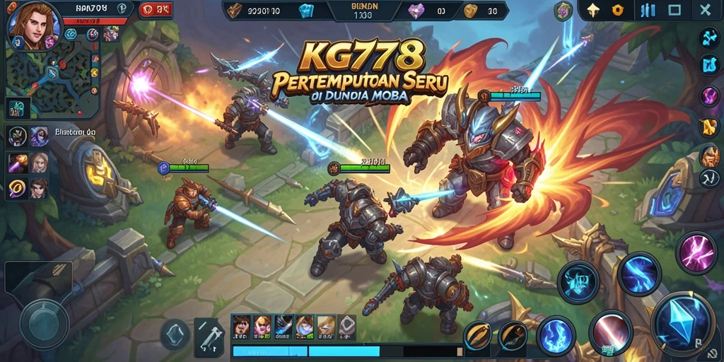 Penggambaran mendebarkan dari gameplay pertempuran tim di KG778.