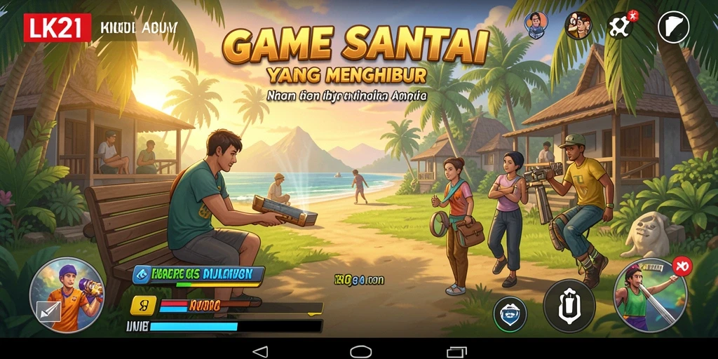 Tangkapan layar LK21 menunjukkan gameplay yang seru dan menenangkan.