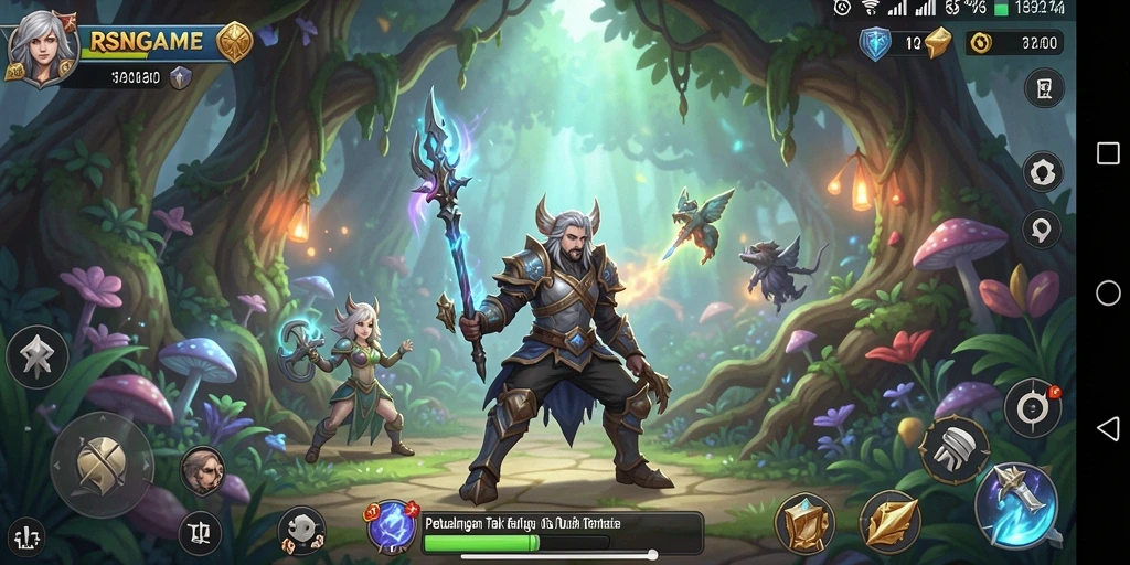 Tampilan gameplay seru dalam petualangan RSNGAME.