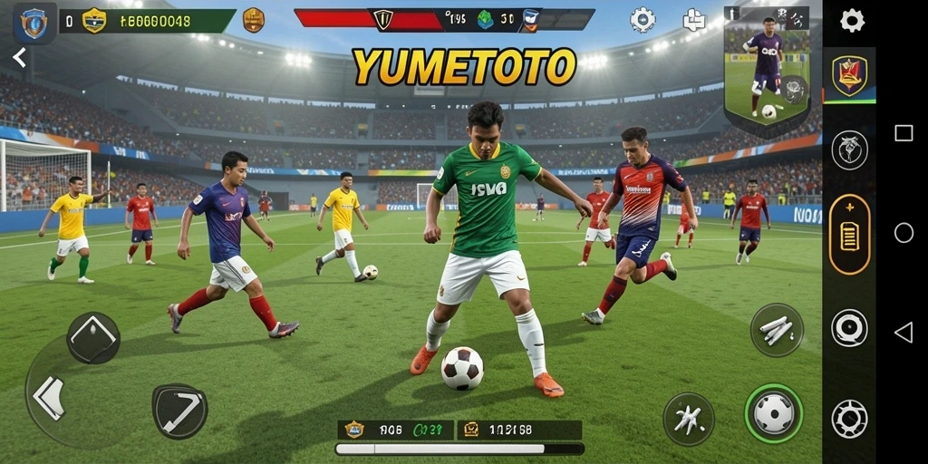 Tampilan gameplay dari YUMETOTO yang seru dan menegangkan.